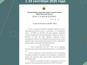 Тепло в дома поступит начиная с 24 сентября 2025 года согласно графику пуска тепла